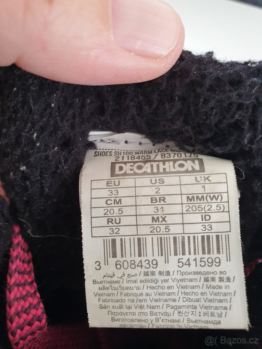 Dívčí zimní boty vel. 33 - 4