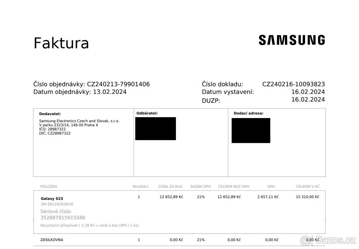 Samsung Galaxy S23, 8GB/128GB Black, v záruce - 4