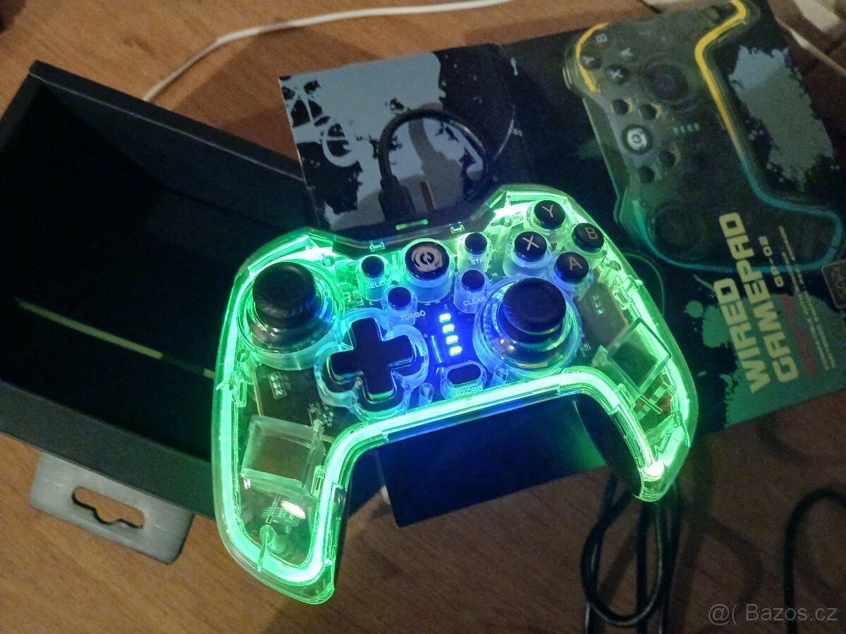 Wired Gamepad GP-02 pro Nintendo Switch A Playstation 3 - 4