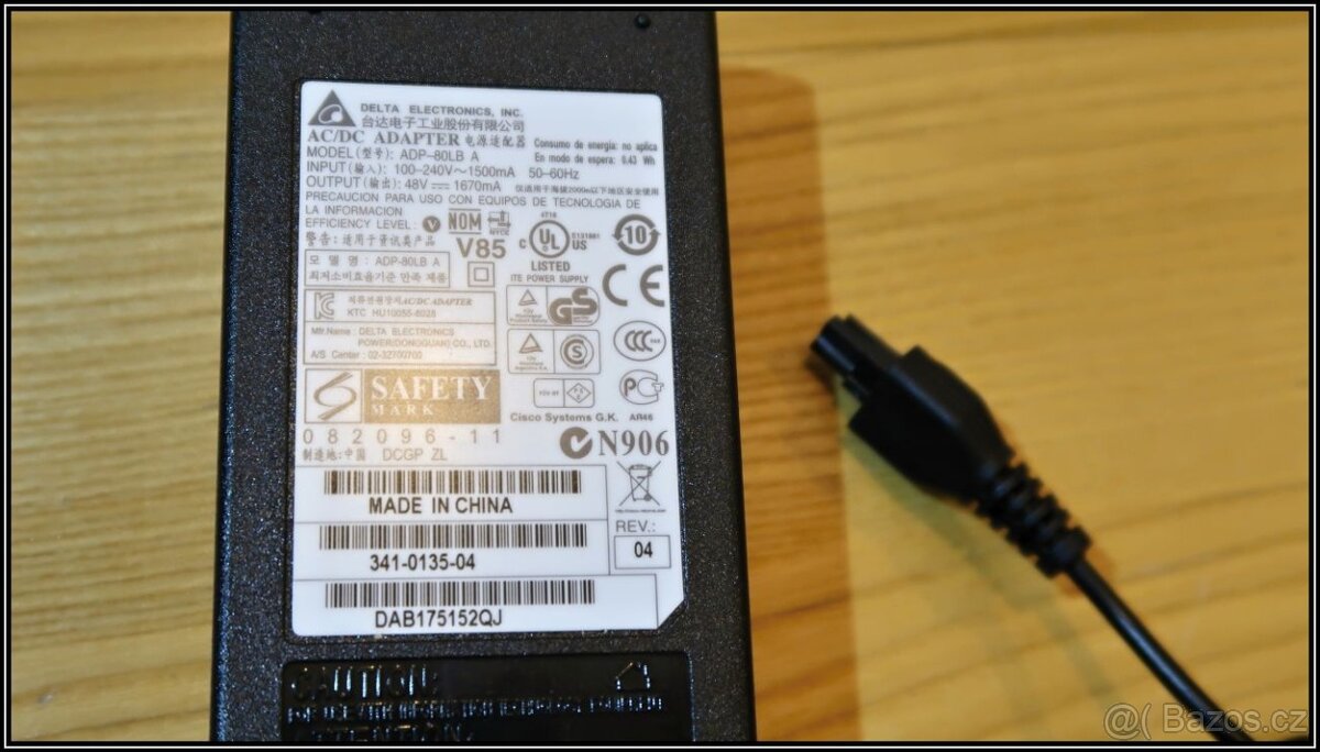 Zdroj Cisco ADP-80LB A 48V DC 1670mA - 4