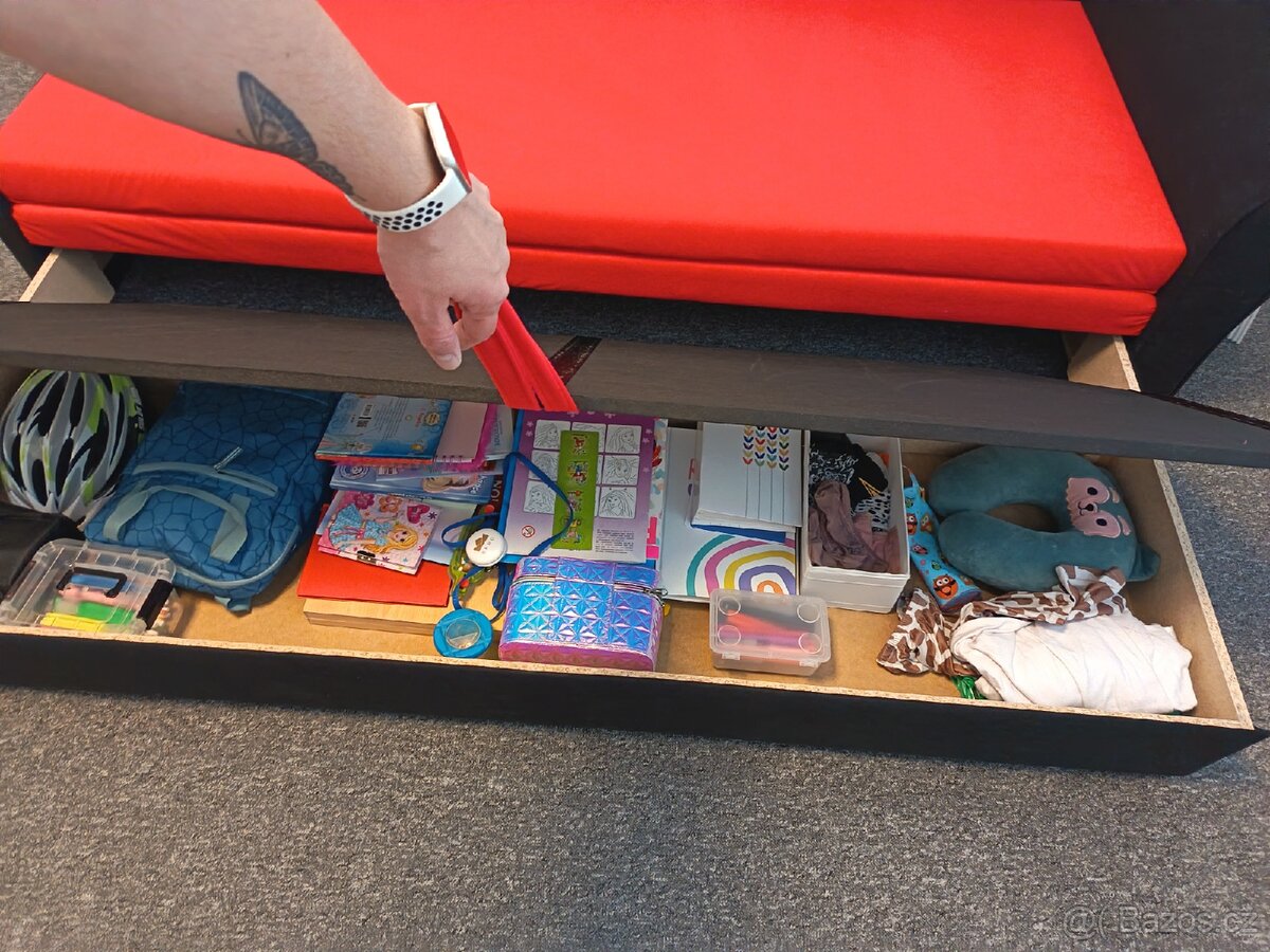 Rozkládací postel s úložným prostorem - 4