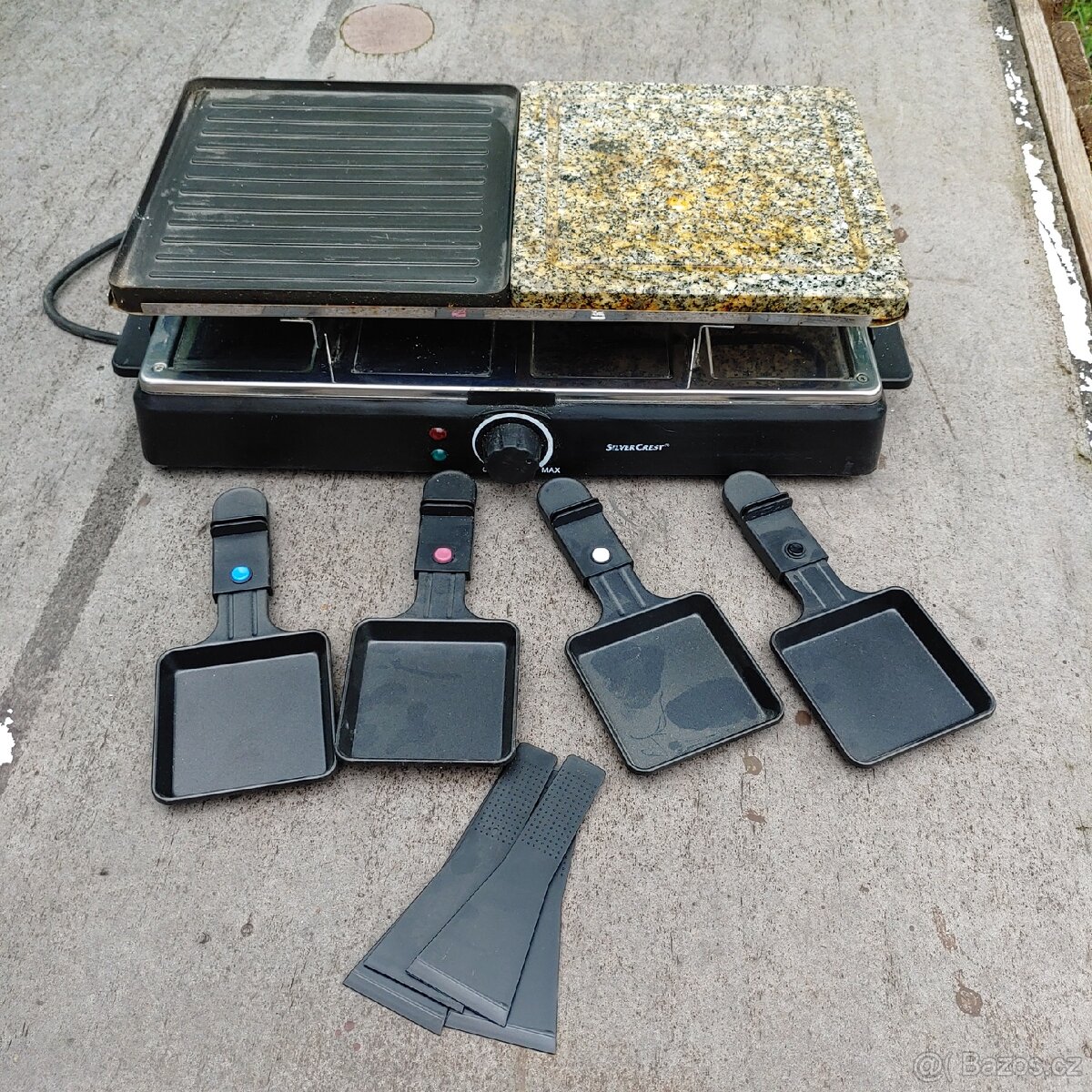 Raclette gril s horkým kamenem
Sivercrest - 4