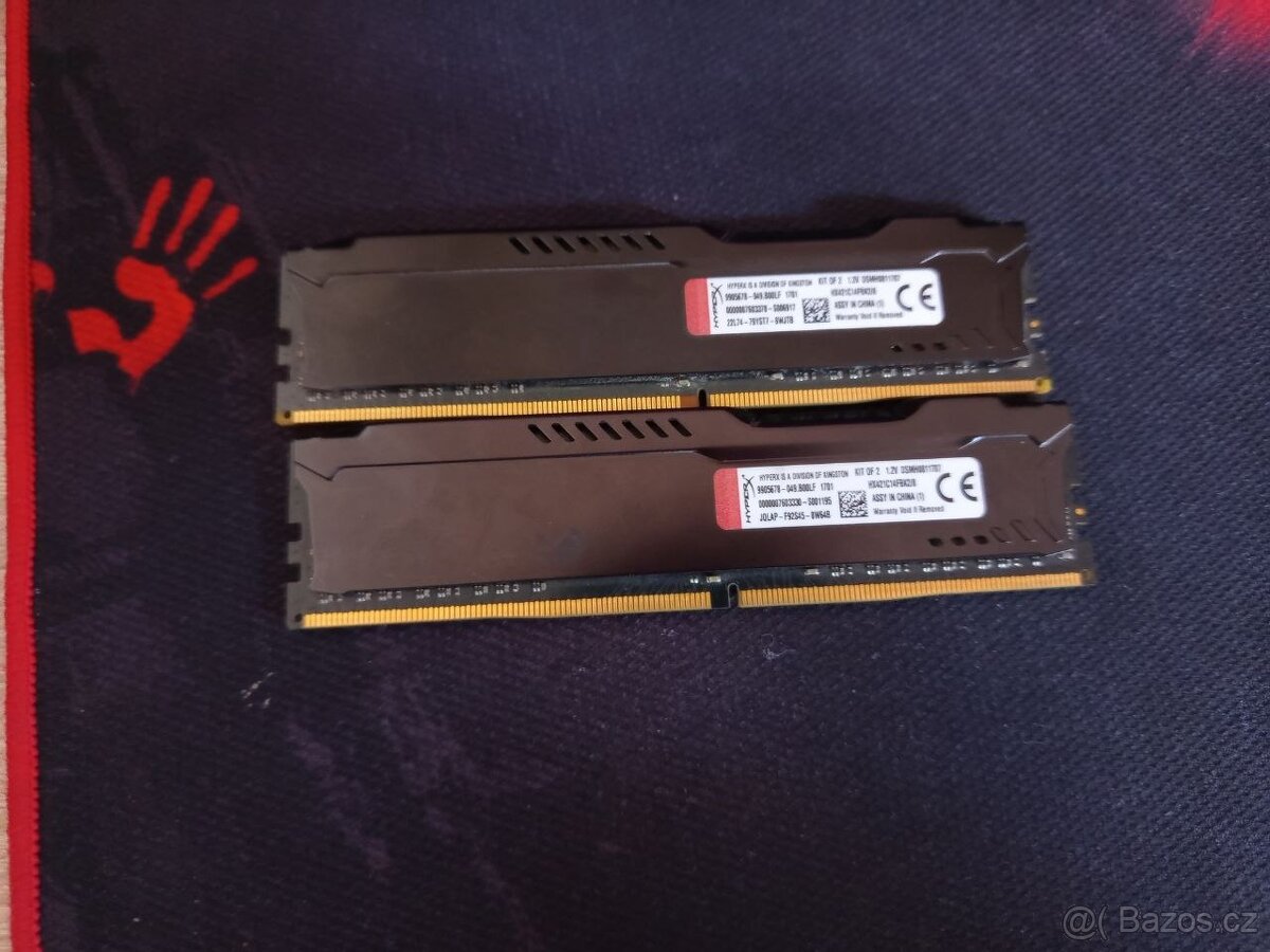 2x4gb ddr4 hyperX Fury - 4