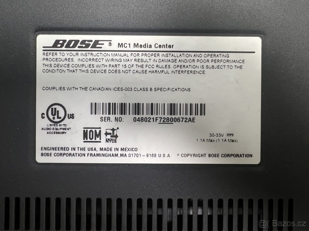 Konsole Bose Lifestyle V20 použitá - 4