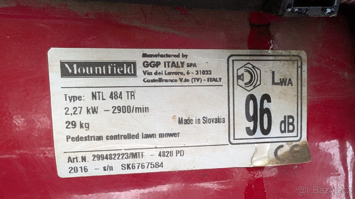 Sekačka Mountfield 4820 PD - 4