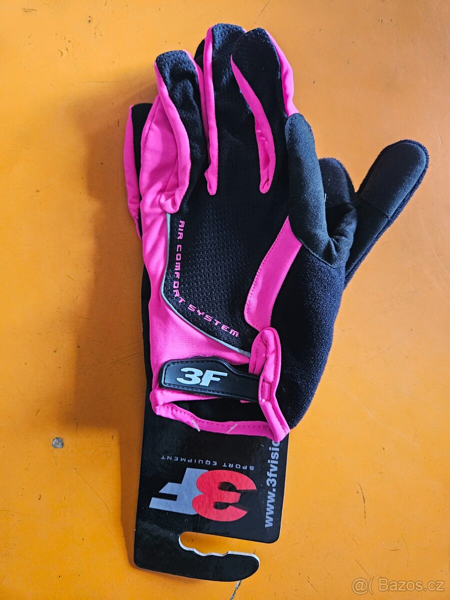 Prodám cyklo rukavice 3F trail 2129 vel. L - 4
