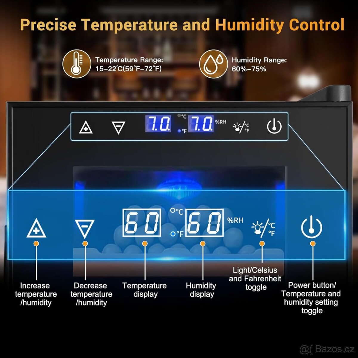 Elektrický Humidor 25 L - nepoužitý/original - 4