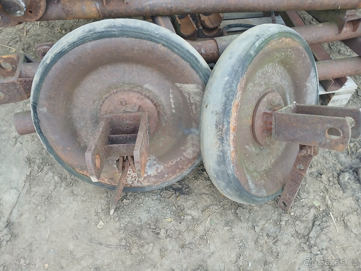 Ocelová kola s gumovým běhounem - 4