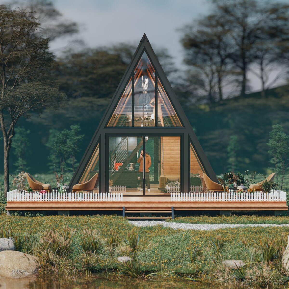 A - FRAME dům z ocelové konstrukce - 4