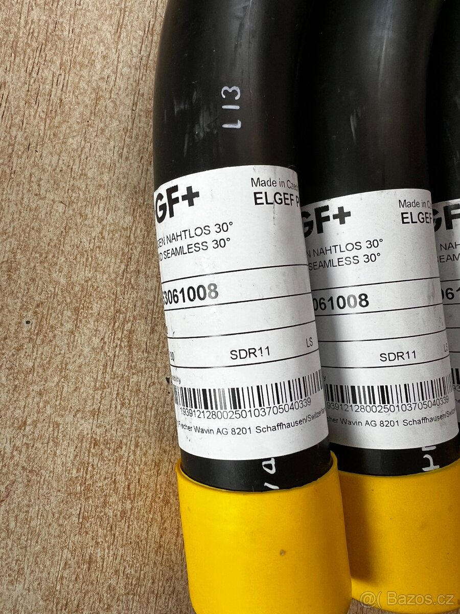 GF+ PE100 SDR11 oblouky – 22°, 30°, 60° - 4