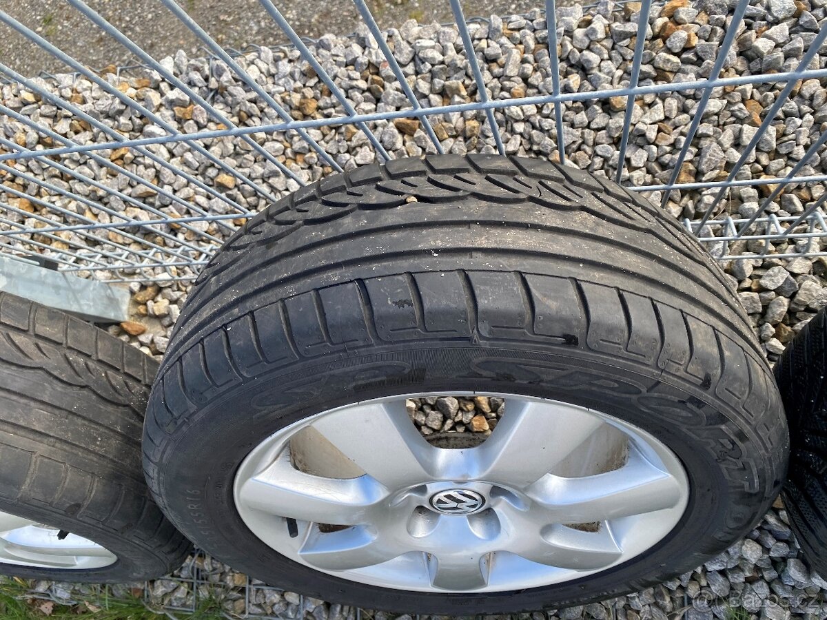 4x ALU disk s pneu R16 - 4