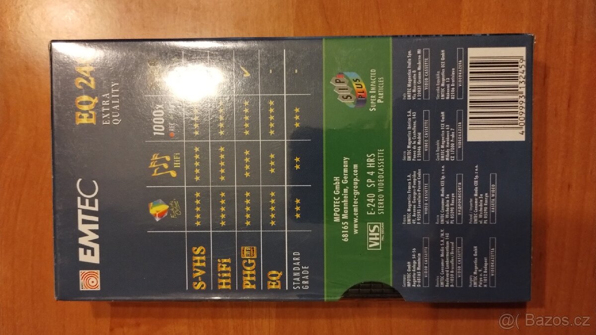 VHS kazety BASF 240 / 180 - 4