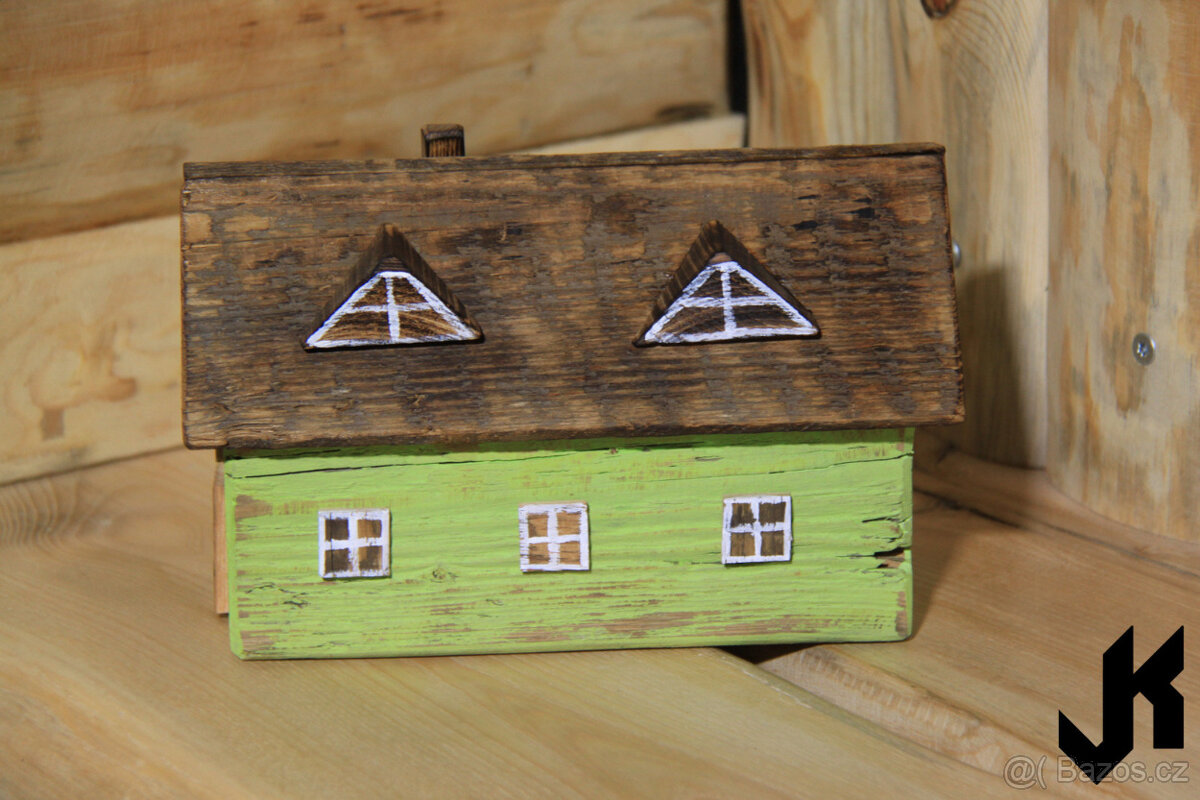 Dřevěný domeček zelená chalupa AT056 - 4
