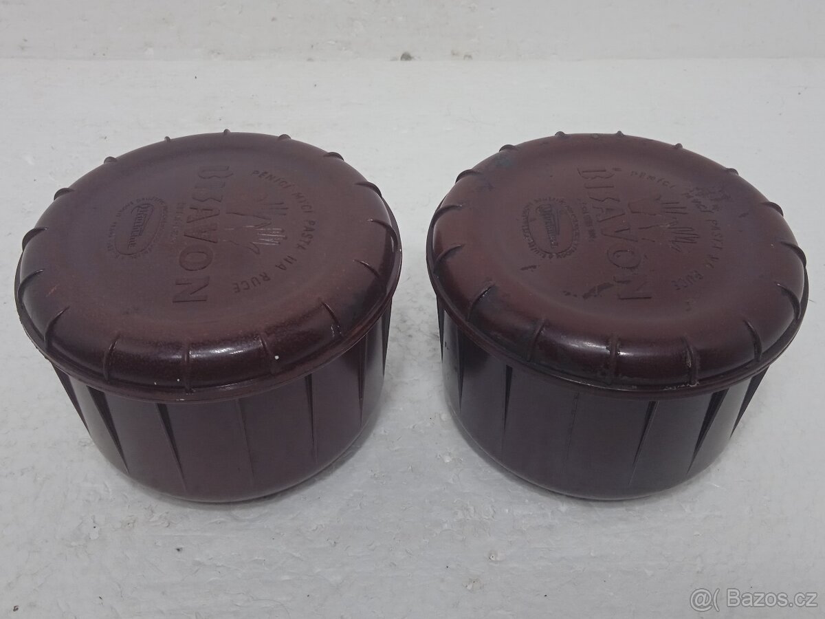 Bakelitová dóza od retro Solviny Bisavon - 4