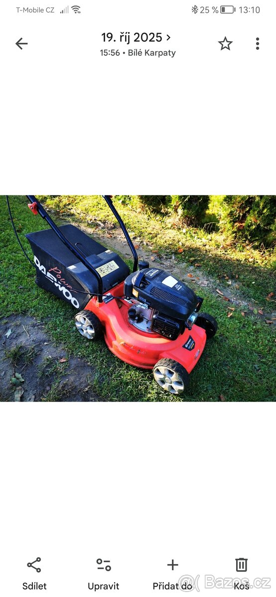 Benzínová sekačka Daewoo - 4