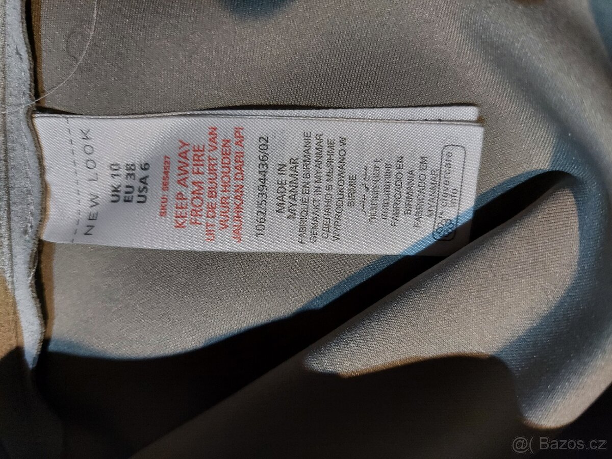 Jarní basic šedá sukně. - 4