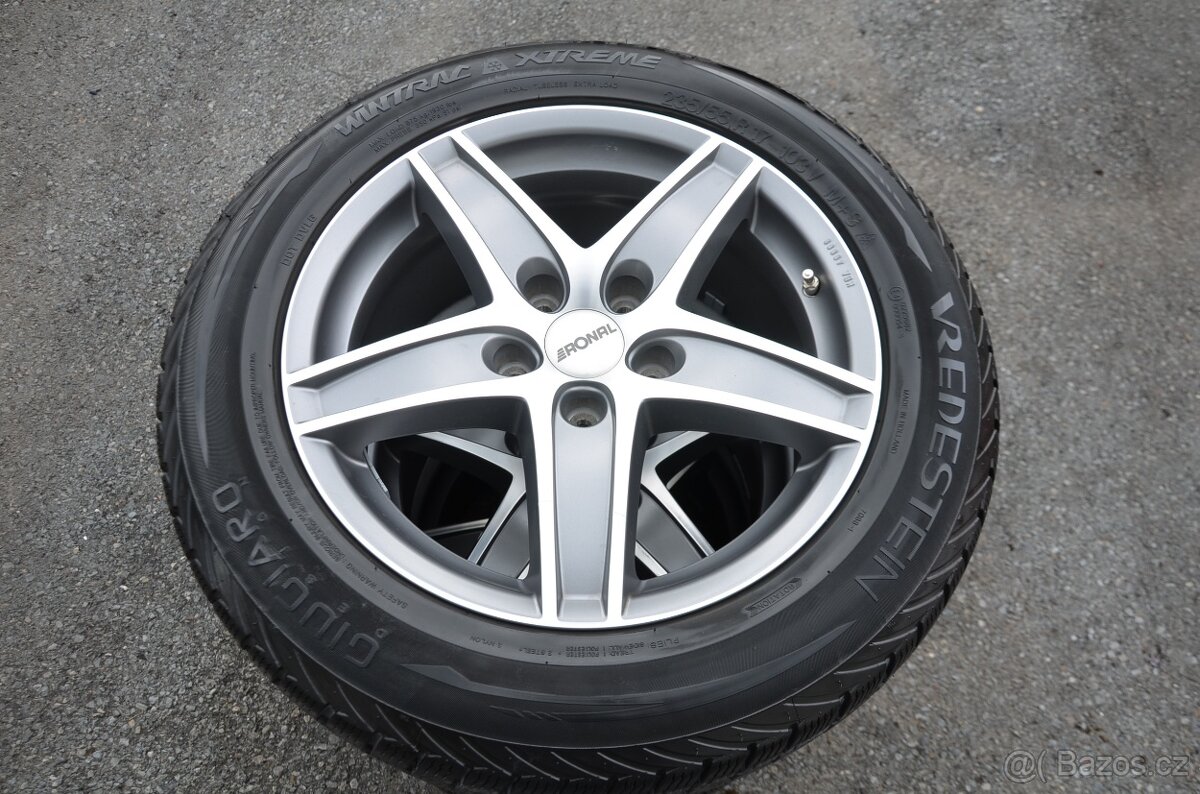 Volkswagen T5 - alu kola Ronal, 8x17 ET35 + zimní pneu - 4