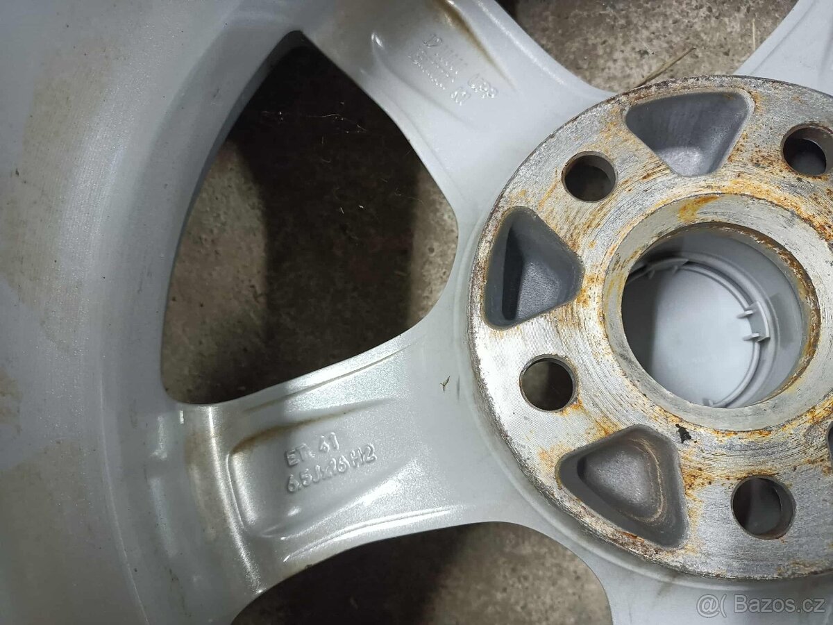 ❄️zimné 4ks alu disky 5x112 r16 pneu 215/60 r16 - 4