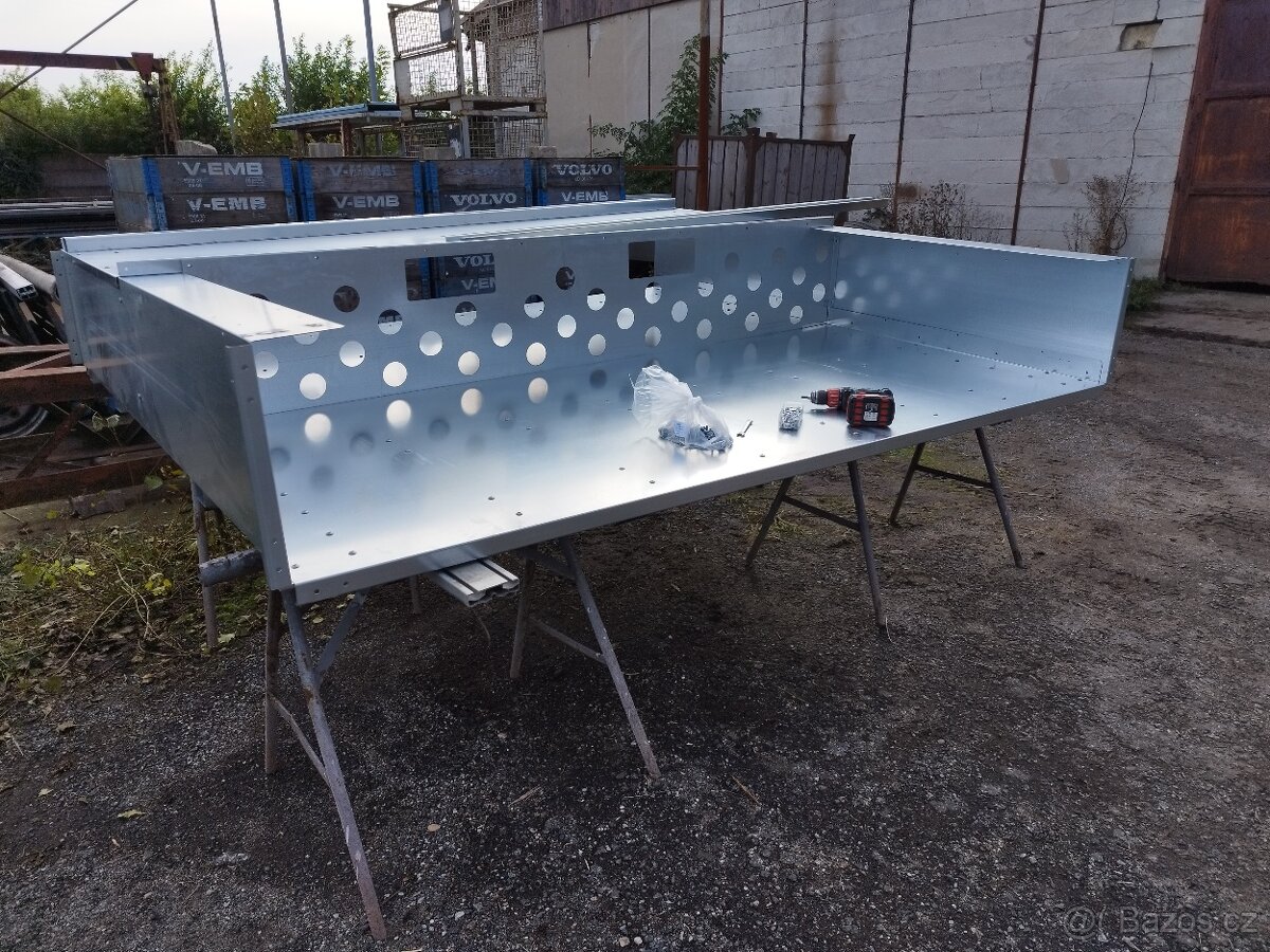 Prodám nové paletové koše pro návěsy se sedlovým rámem. - 4