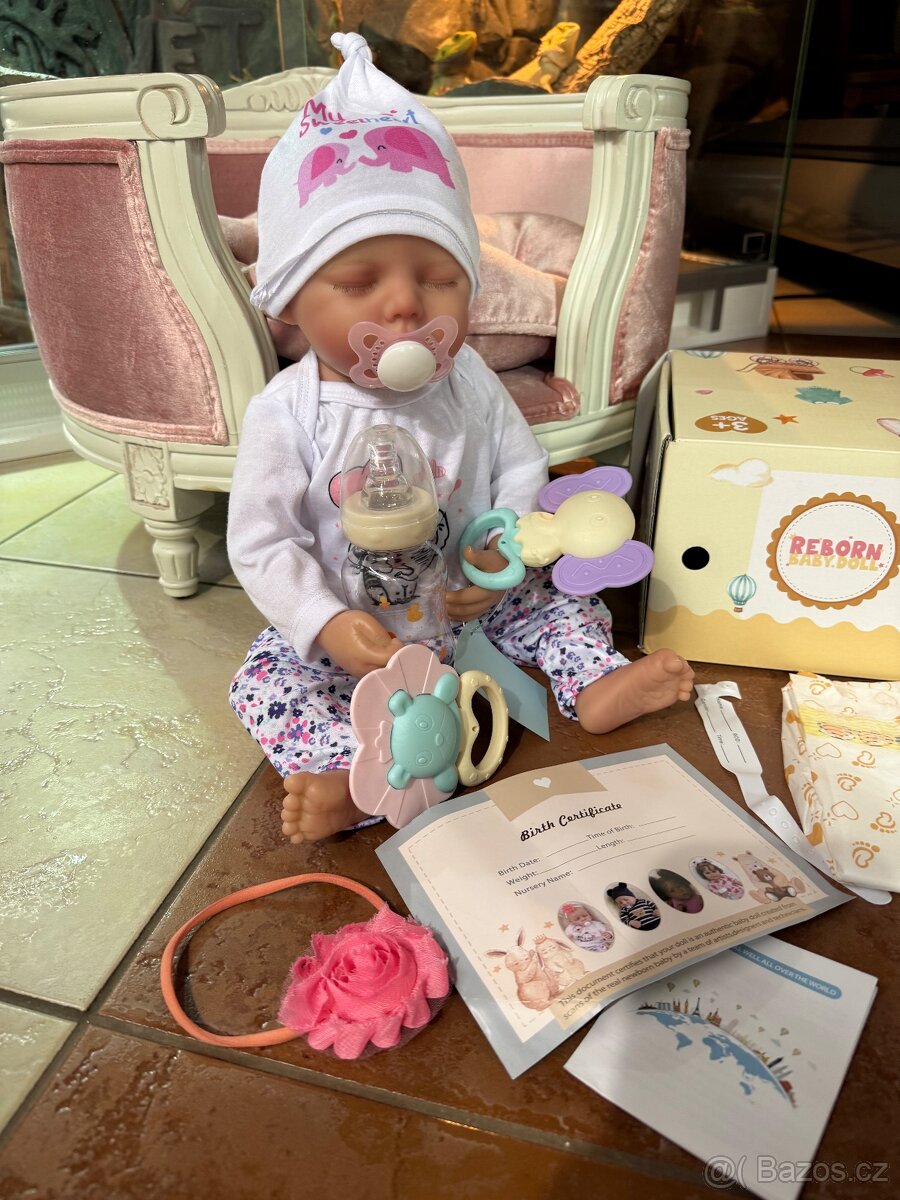 Reborn realistická holčička N.O.V.Á. - 4