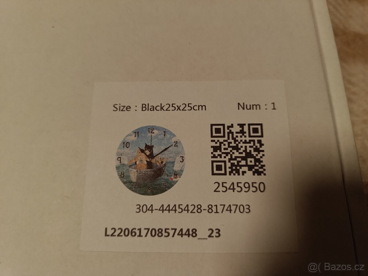 Nástěnné hodiny Catanic ( kočičí Titanic ) - 4