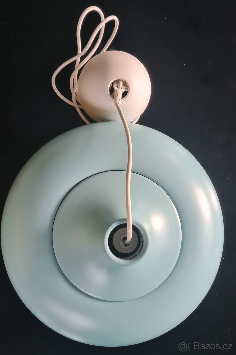 586 - závěsné svítidlo IKEA - modré - 4