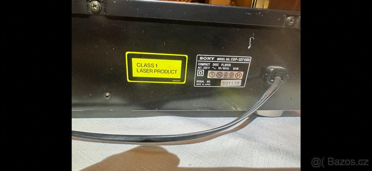 Sony CDP-227ESD II , CD player - 2 x TDA1541A - 4