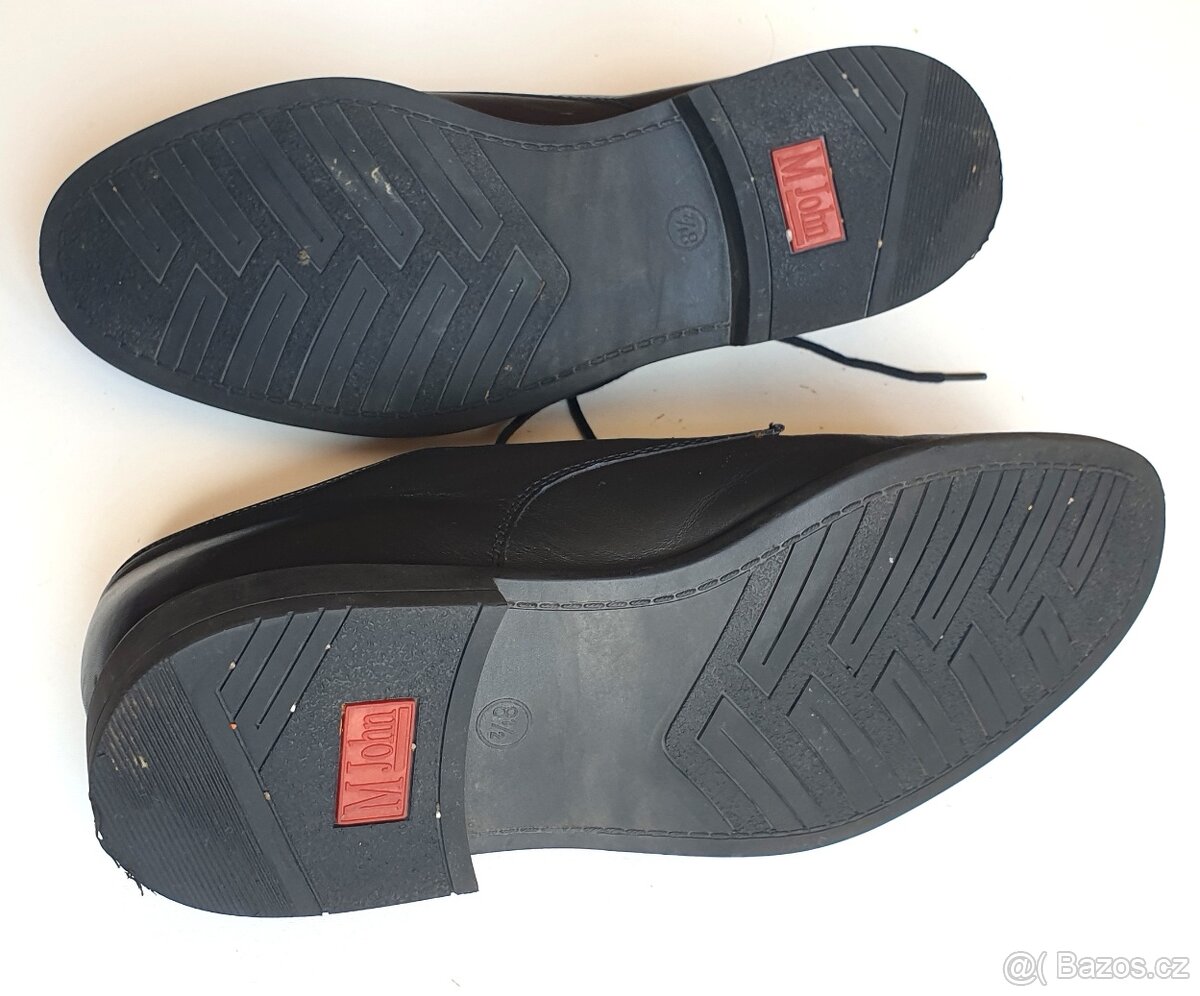 Pánské boty M John Classic, černé, velikost 9 - 4