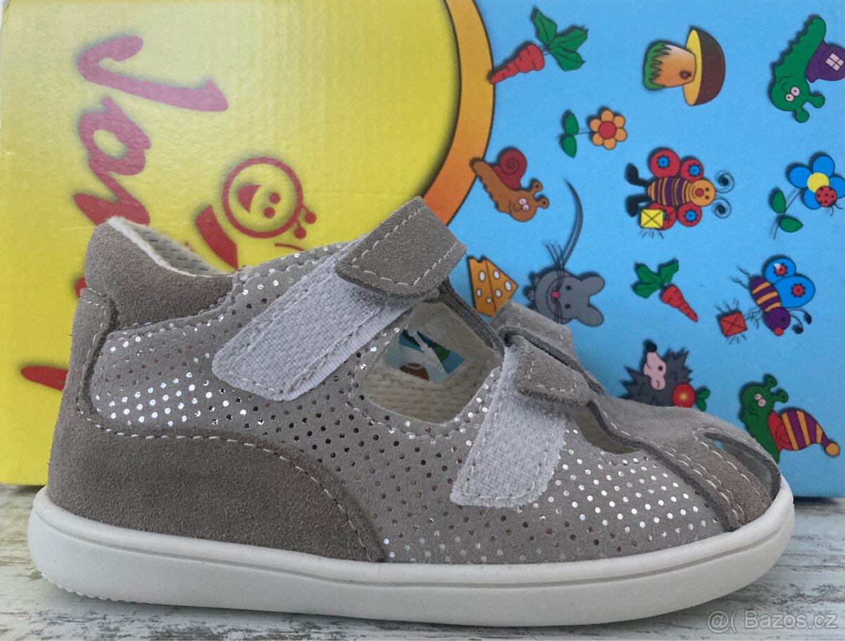 Dětské kožené boty JONAP - vel.24 - 4