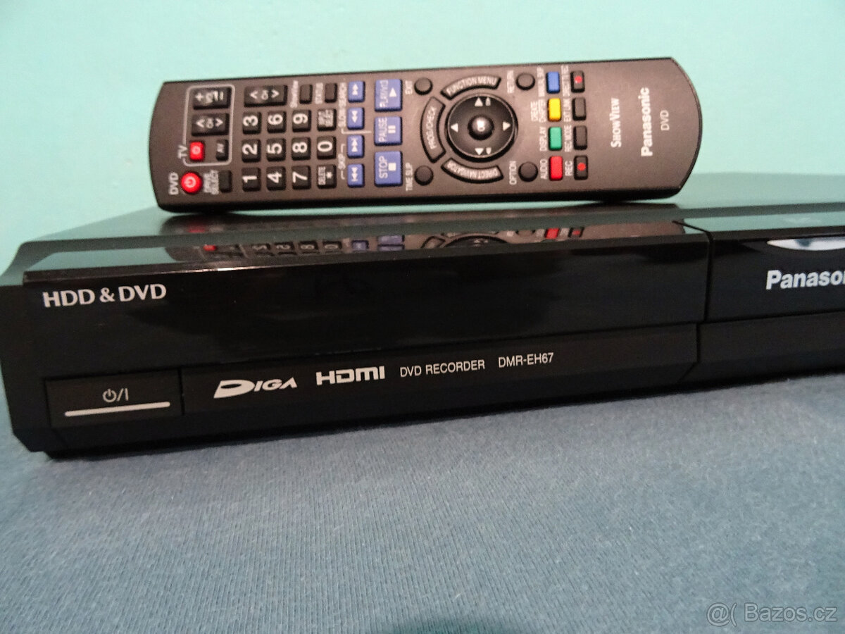 DVD rekordér Panasonic DMR-EH67 - 250 GB HDD - HDMI- DV IN - 4