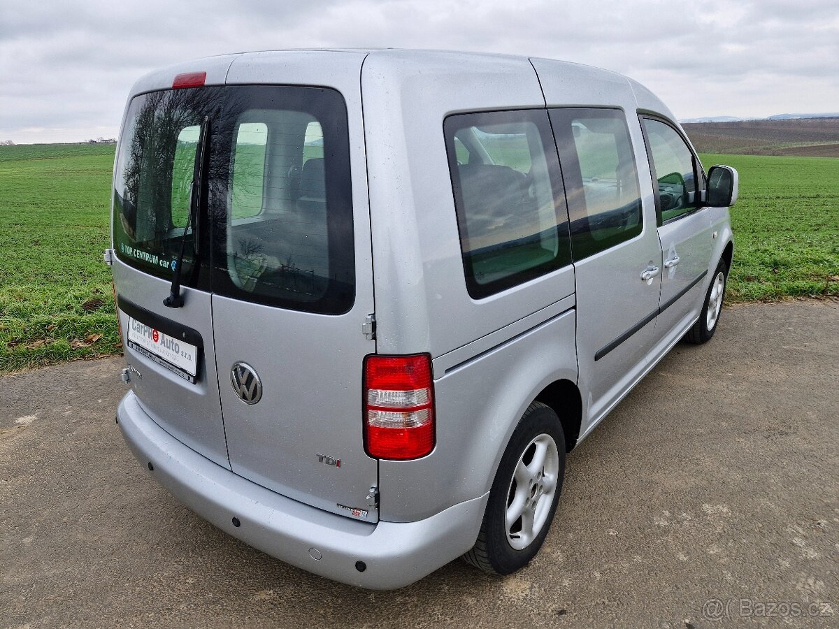 VW Caddy TDI, digi klima, 1. majitel, CZ, PDC, HF - 4