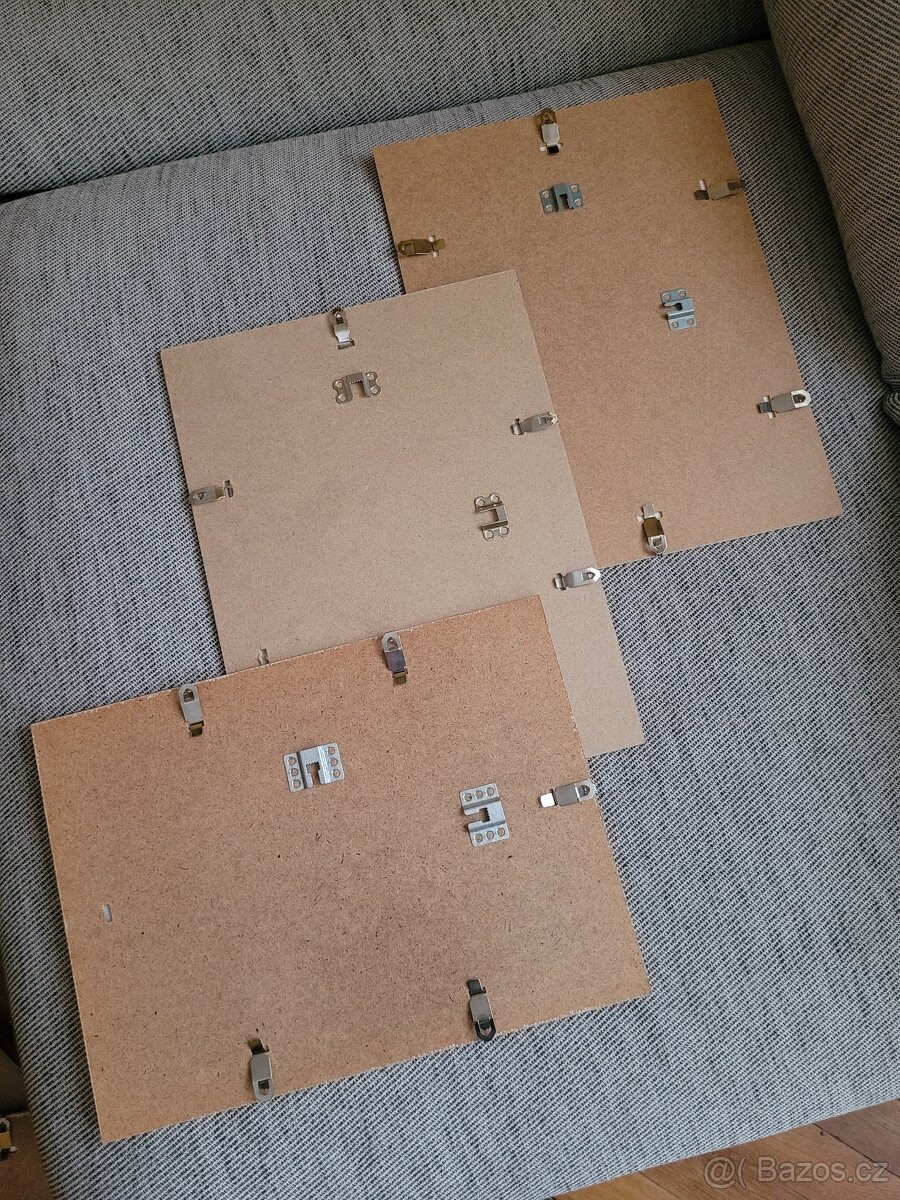 Tři skleněné clip rámy 30x40 cm - 4