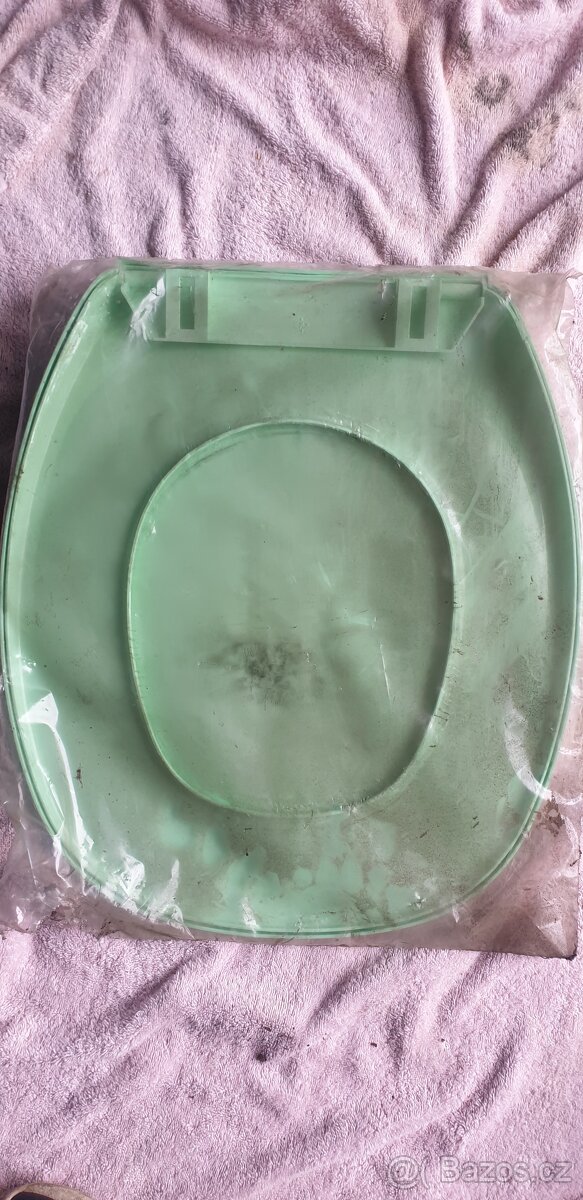 Retro plastove prkynko na wc - 4