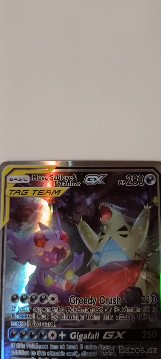 Prodám Mega Sableye & Tyranitar GX - 4