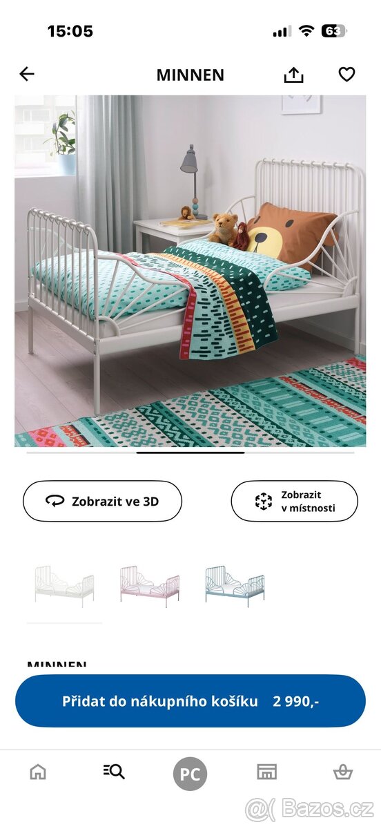 Dětská rostoucí postel IKEA 80x200 - 4