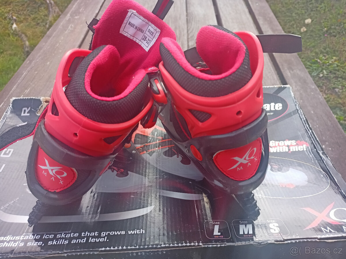 Dětské brusle XQ MAX, stavitelná vel. 28-32. - 4