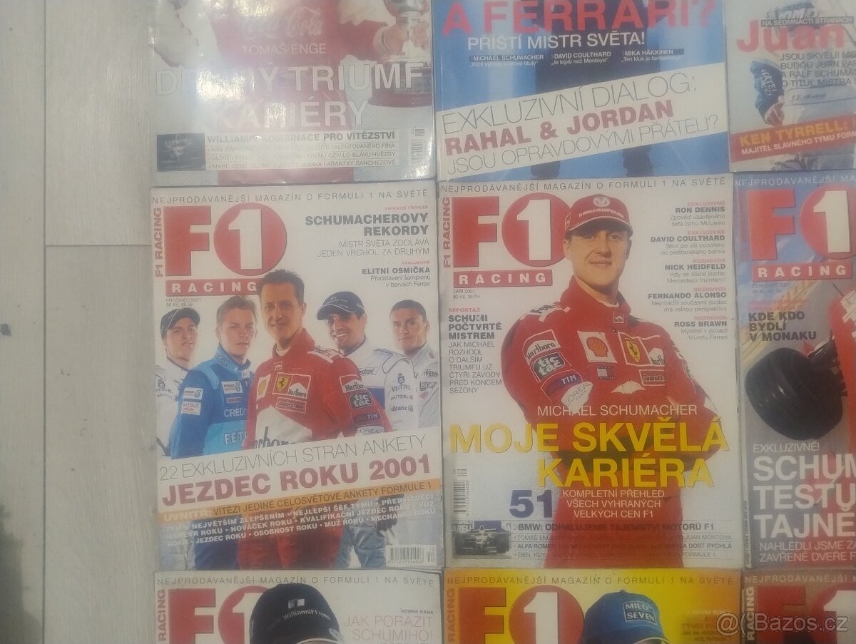 F1 racing časopis ročníky 2001,2002 - 4