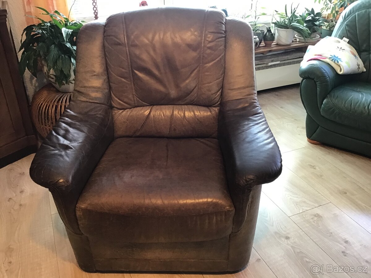 Kožená sedací souprava - 4