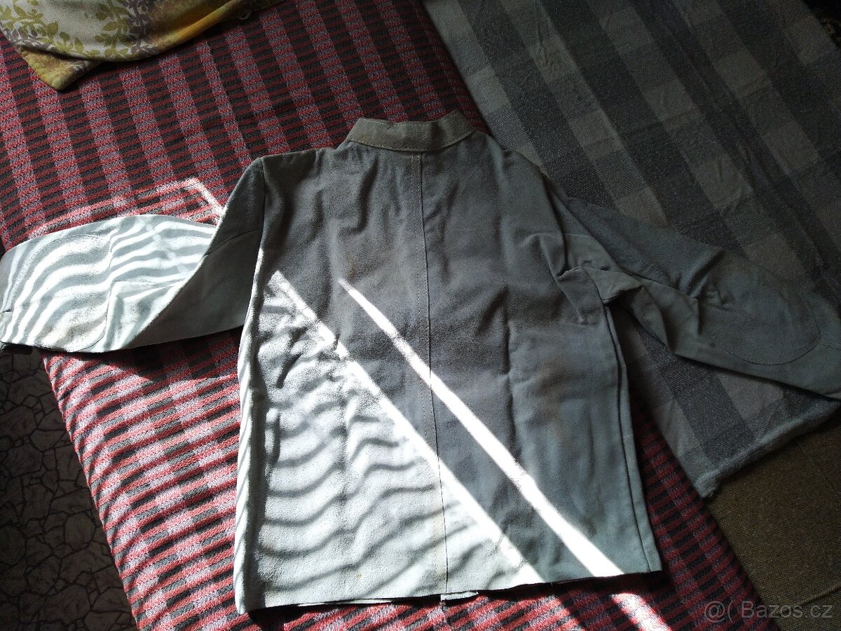 Svářečský kožený kabát - 4