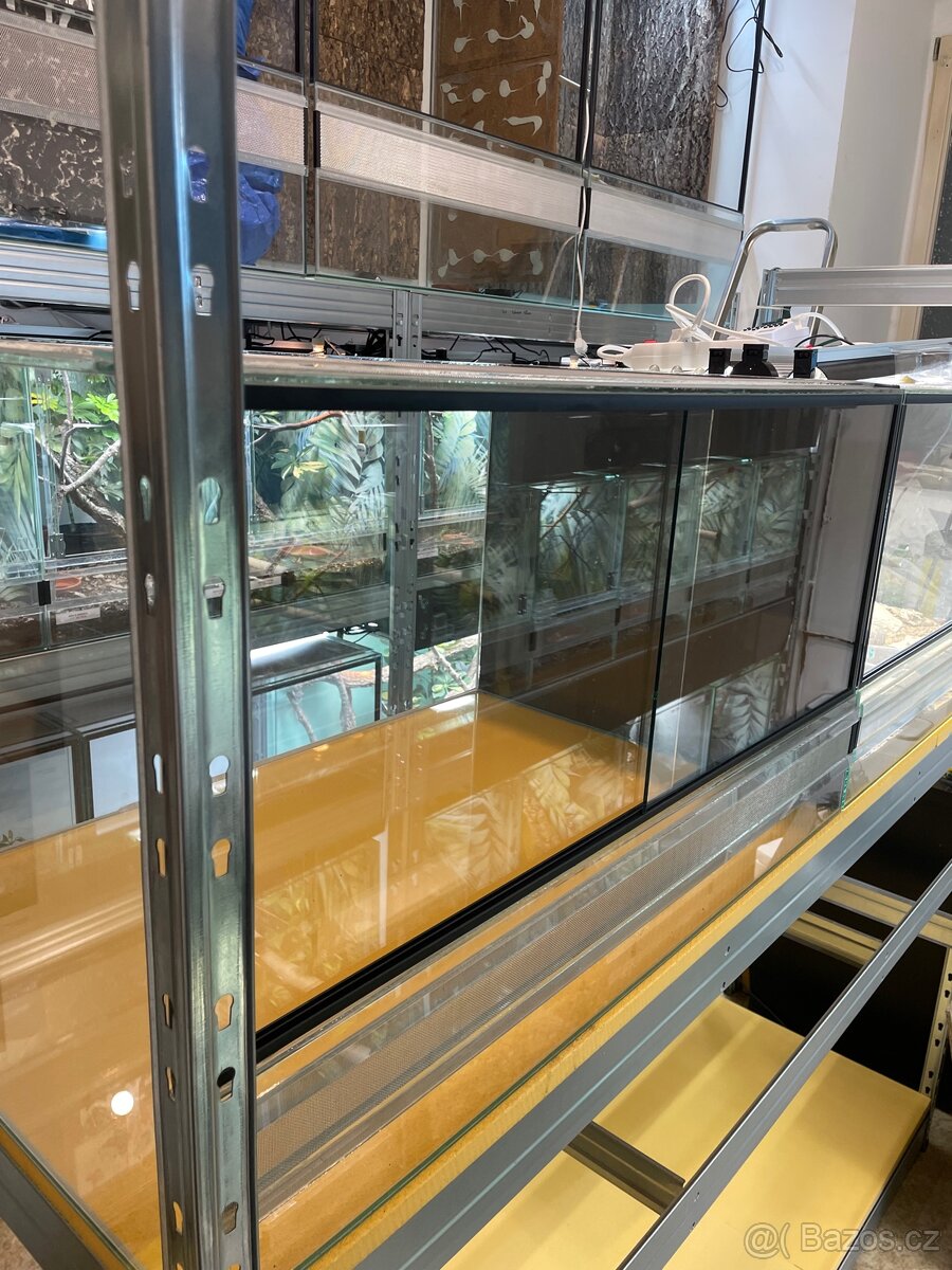 Terárium 90x60x50 celosíť - Nepoužité 2ks - 4
