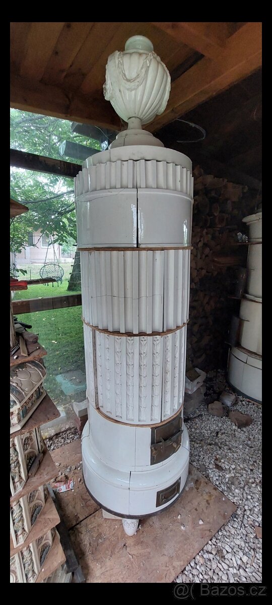 Kachlová kamna, historicka - 4