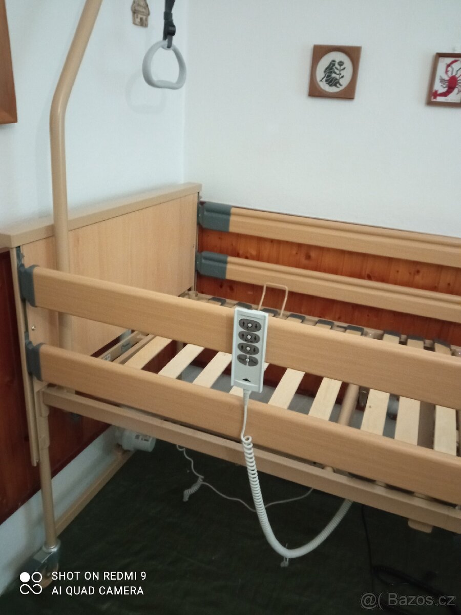 Prodám polohovací el.postel - 4