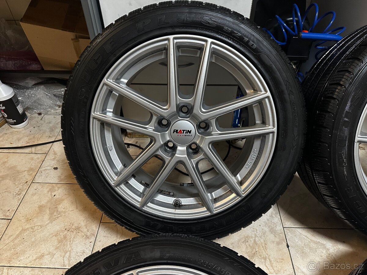 Prodám zimní sadu alu kol Anzio R17 - 4