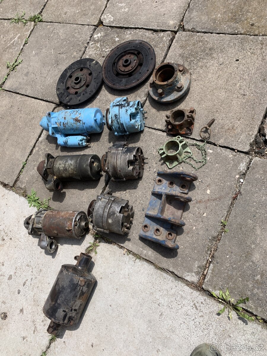 Zetor startéry , alternátory, - 4