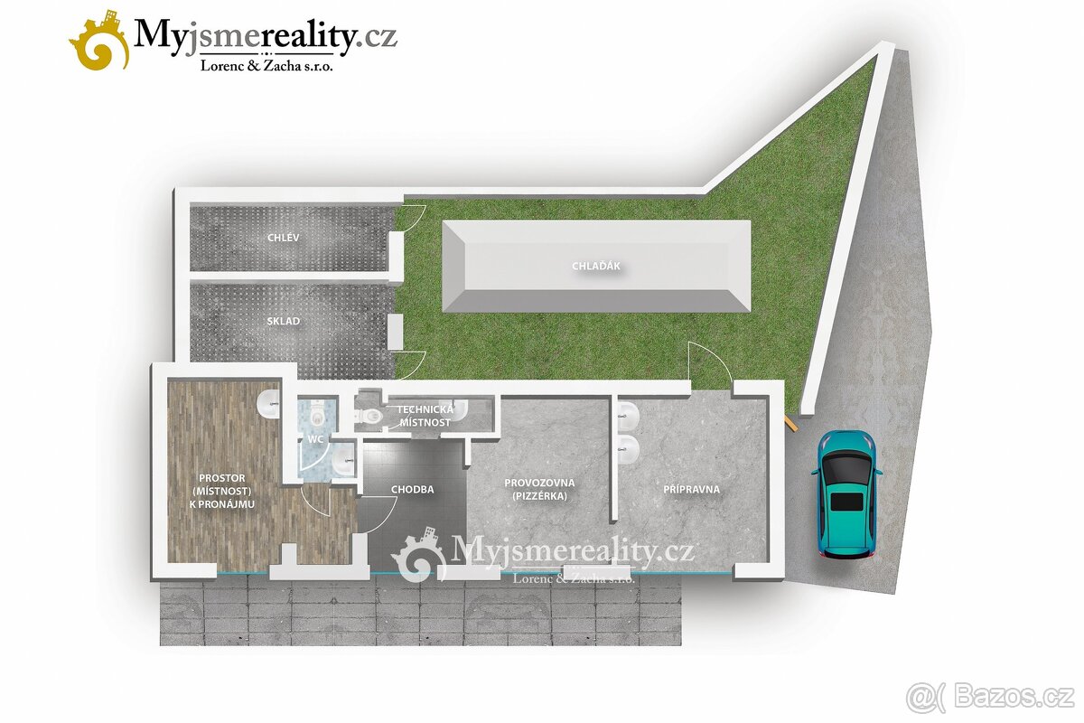 Prodej pizzerie 114 m², Kuchařovice, Znojmo, ev.č. LU2521 - 4