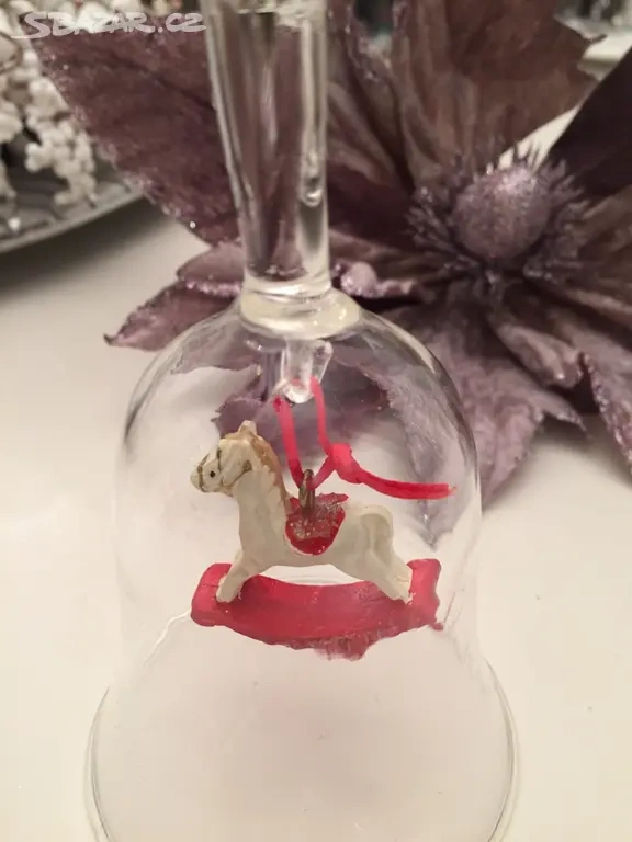 Vánoční skleněný zvoneček, Loberon - 4