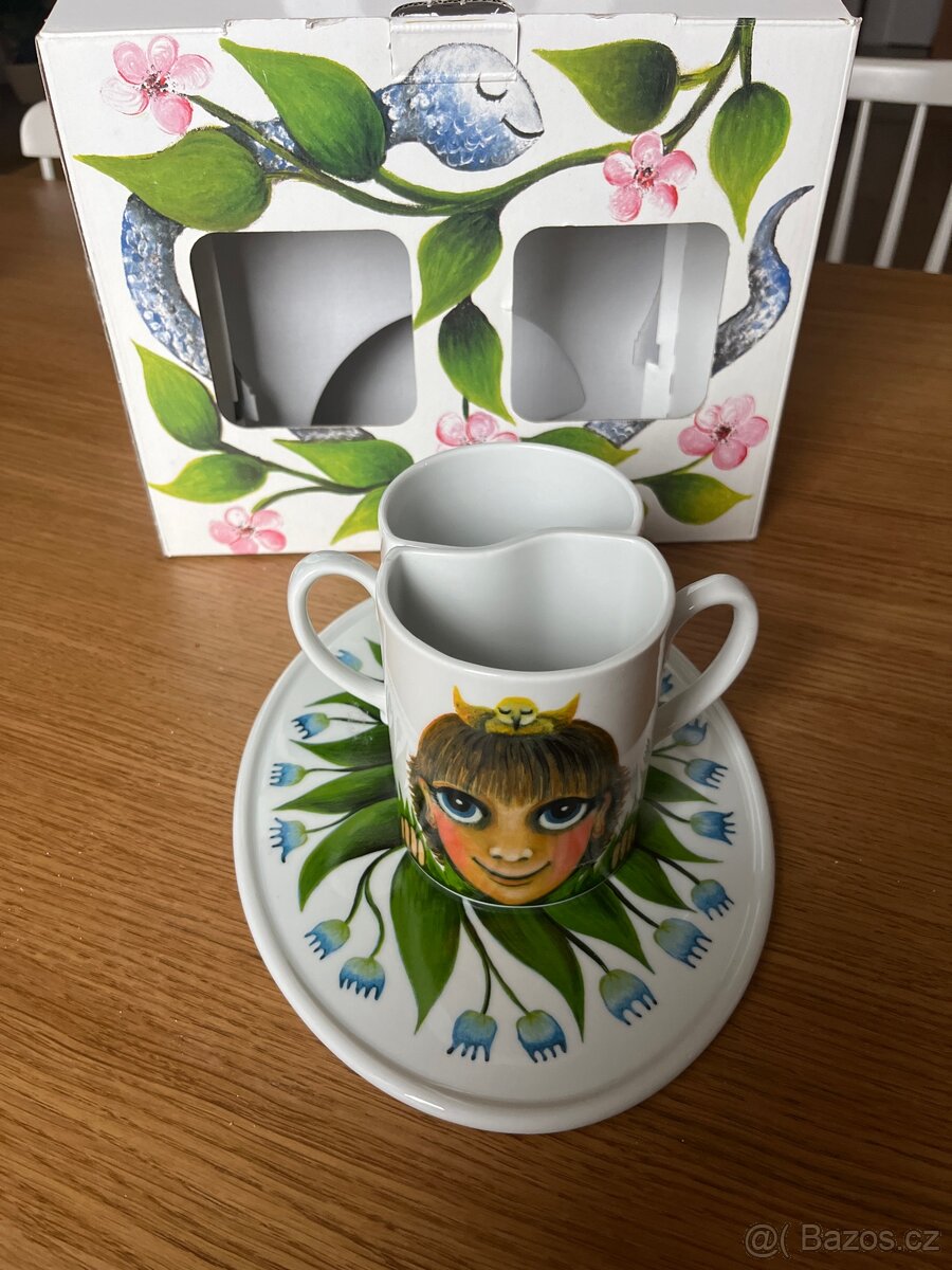 Ručně malovaný český porcelán MORAVIA - 4