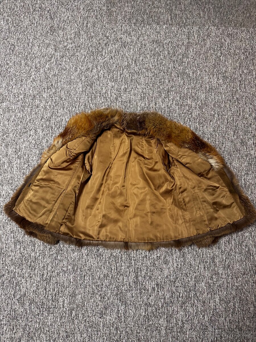 Kožich z pravé kožešiny liščí - 4