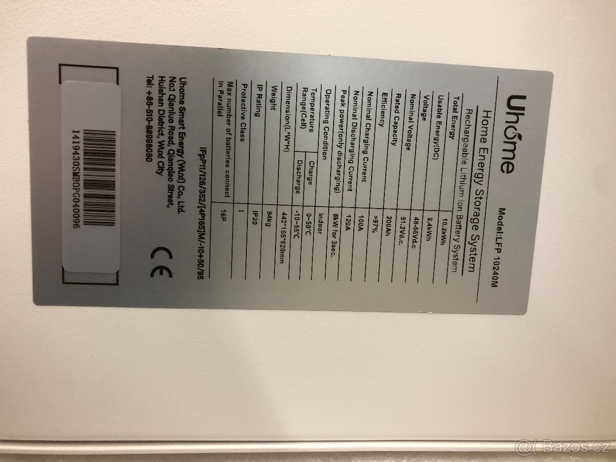 Baterie 10,2KW lifepo, fotovoltaika - 4