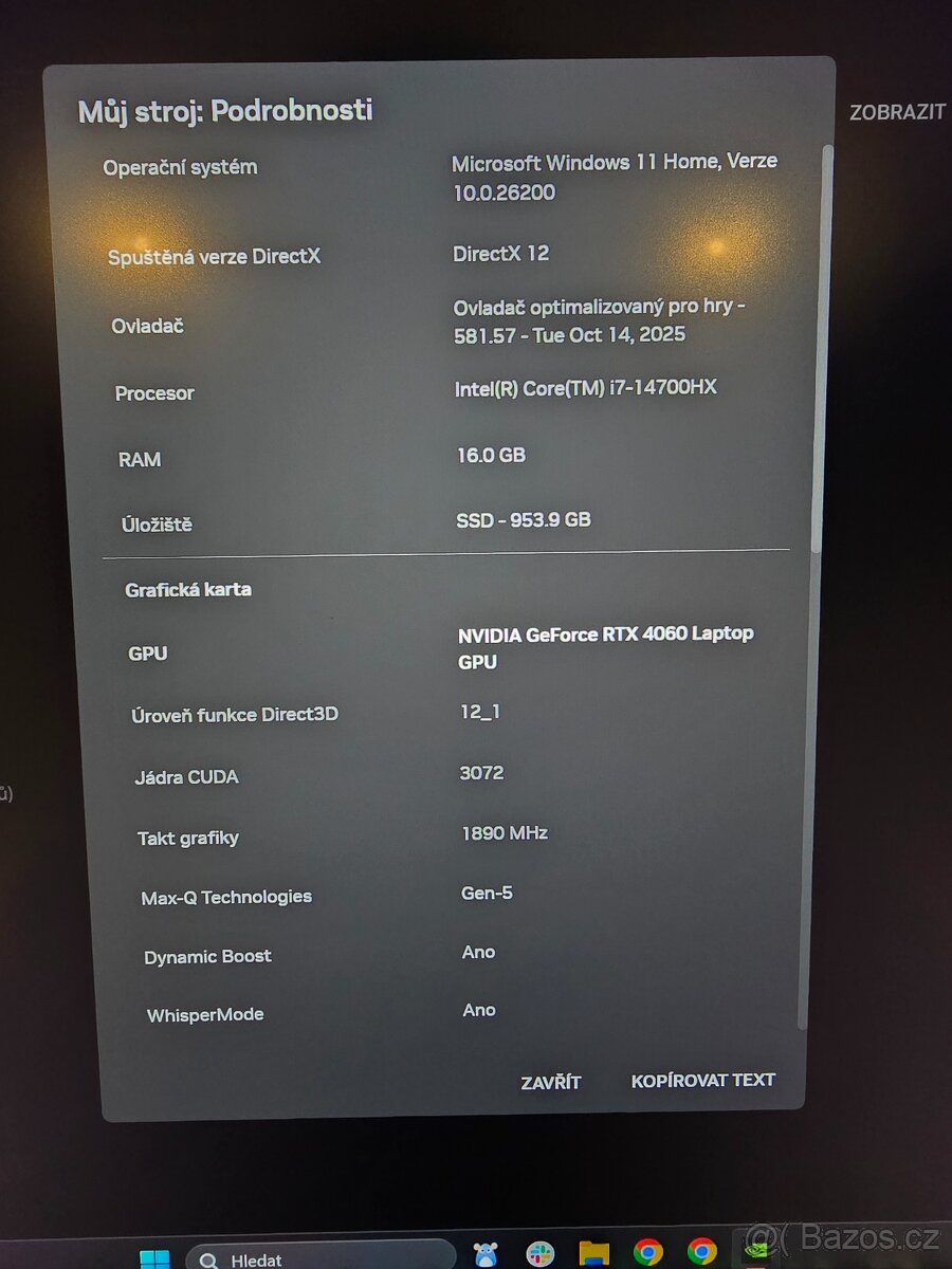 Herní notebook MSI Sword 16 - 4